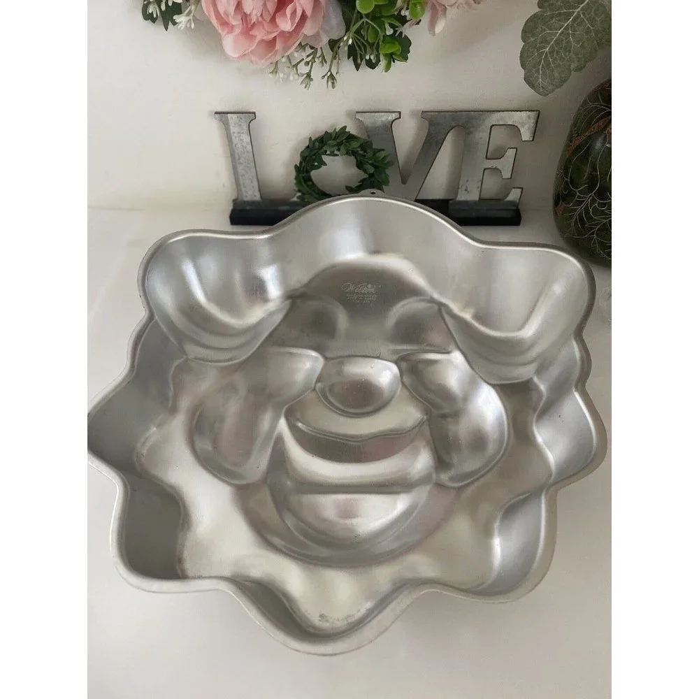 Wilton 1974 Clown Face‎ Cake Pan #502-275 Cake Mold Form Vintage 12